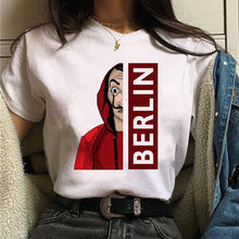 Load image into Gallery viewer, The House of Paper t shirt Money Heist women La Casa De Papel tshirt funny top tee fashion new clothes t-shirt female summer