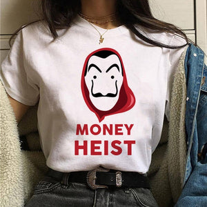 The House of Paper t shirt Money Heist women La Casa De Papel tshirt funny top tee fashion new clothes t-shirt female summer