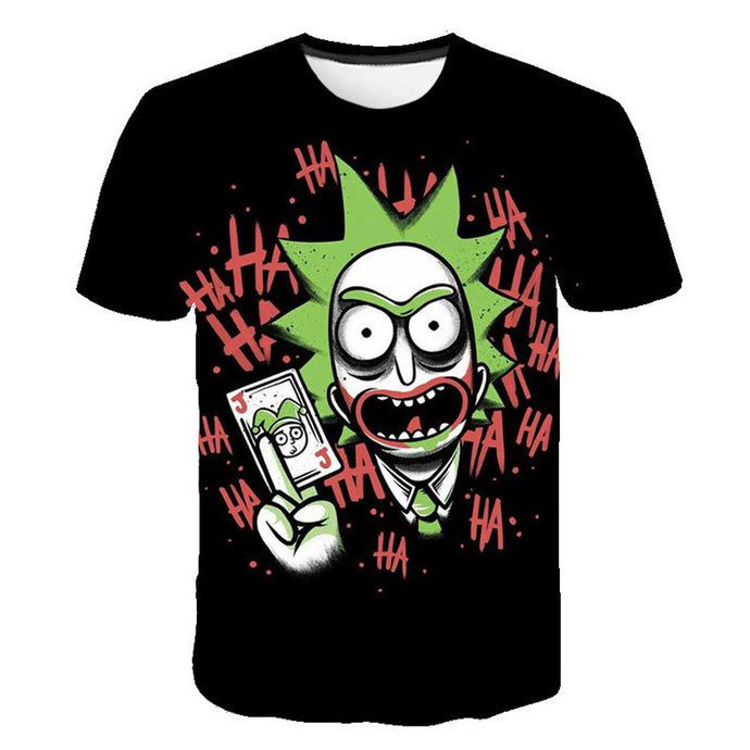 2019 new 3d Rick and Morty Printed T shirt Funny T shirt Casual Summer Tshirt men T-shirt tshirt men tees Tops Plus Size 6XL